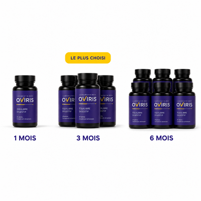 Cures Équilibre Digestif 1 mois, 3 mois et 6 mois pour la ménopause